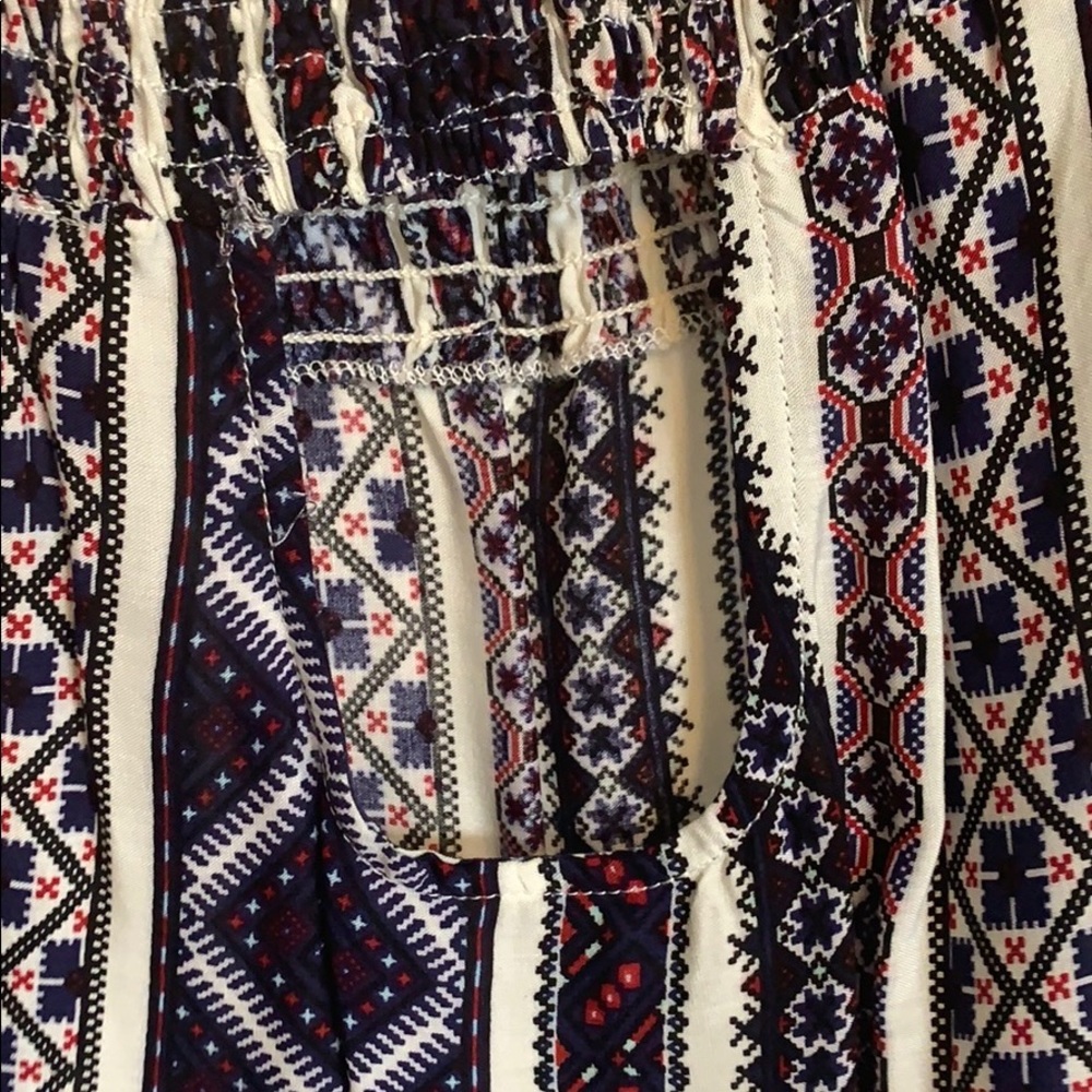 Patterned Off The Shoulder Top - image 3